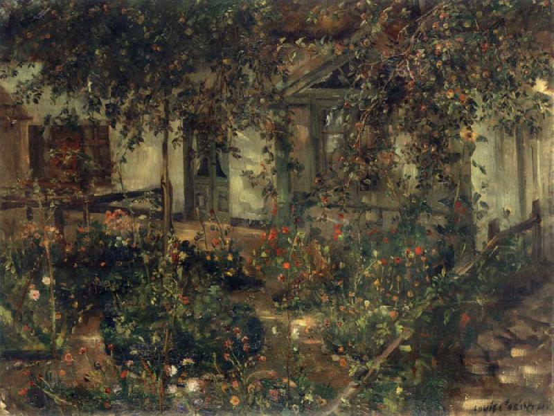Lovis Corinth Blooming Rustic Garden China oil painting art